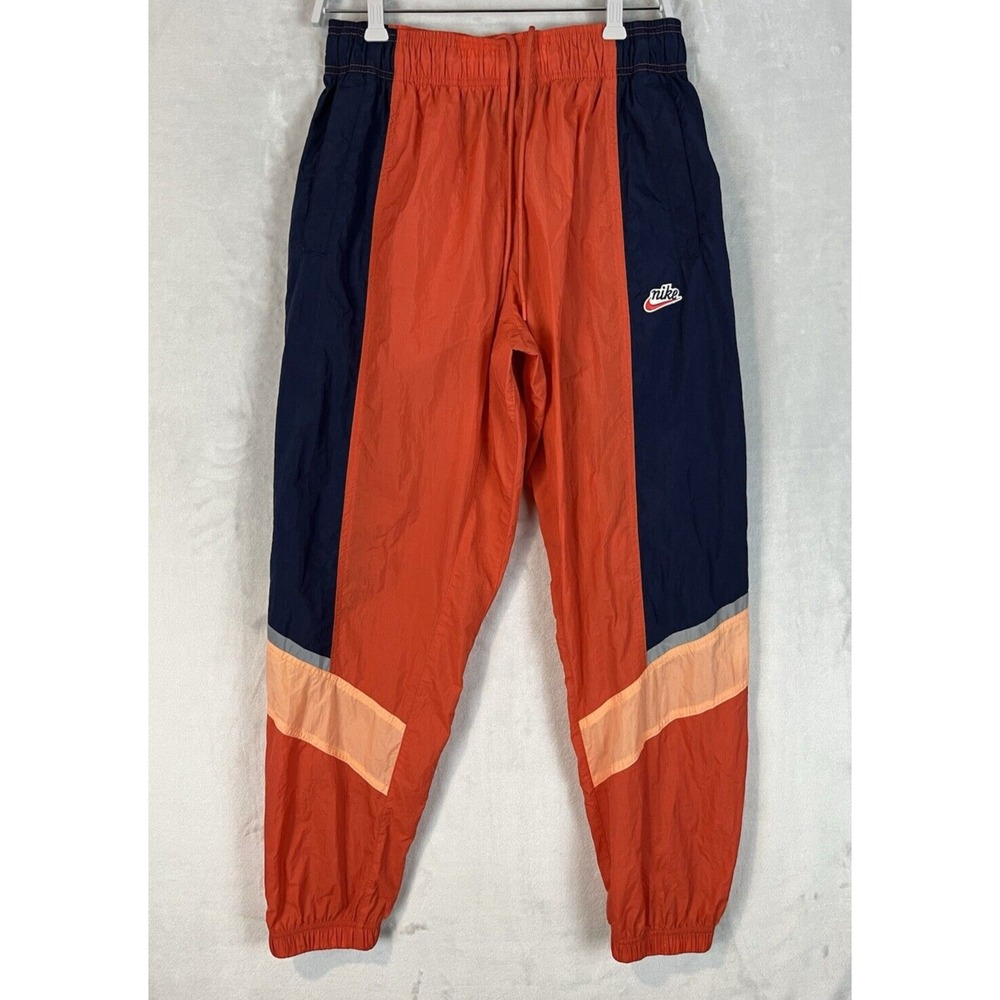 Nike Track Pants Adult Large Mantra Orange Heritage Windrunner Jogger Outdoor